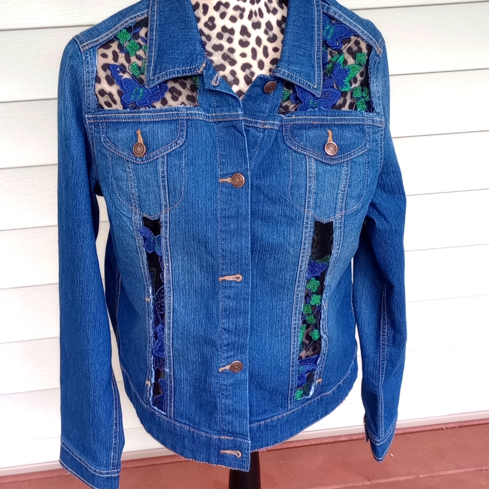 Upcycled Jean Jacket - image 1